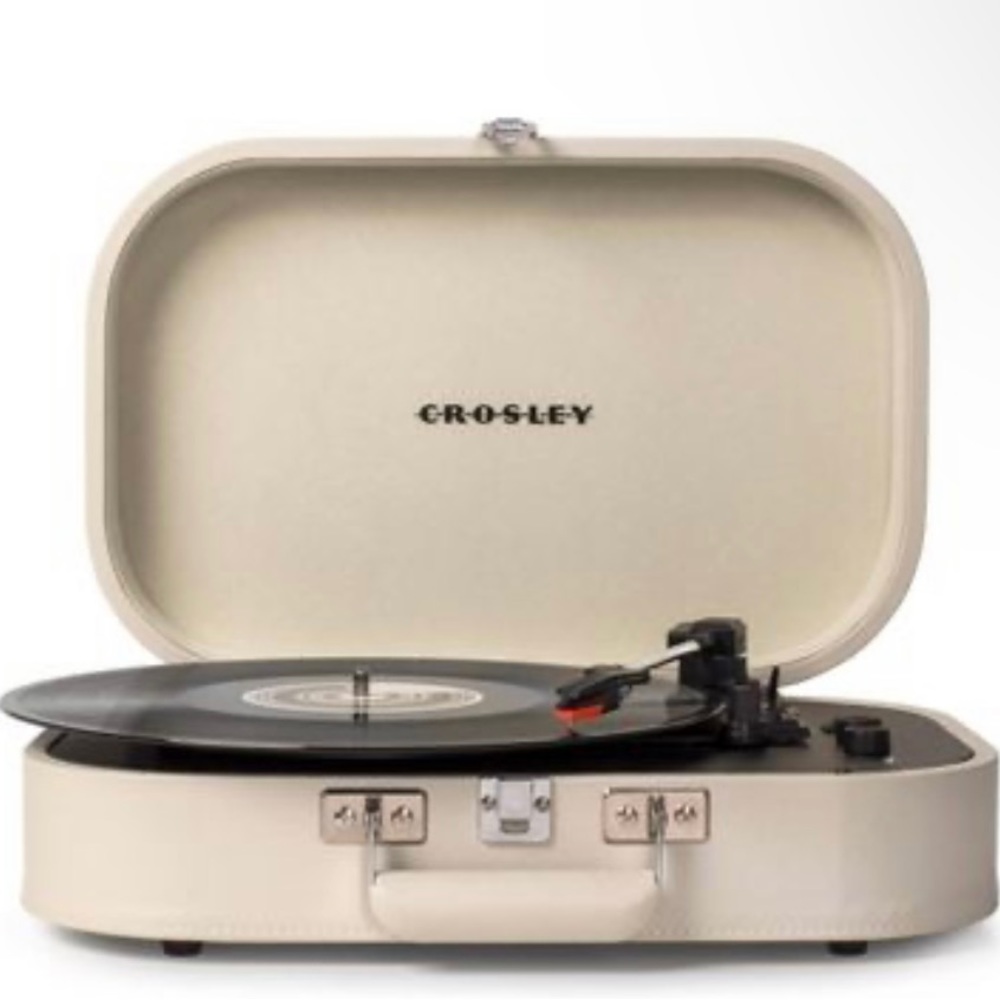 Crosley CR8009A-DU Discovery Portable Bluetooth Record Player Turntable - Dune